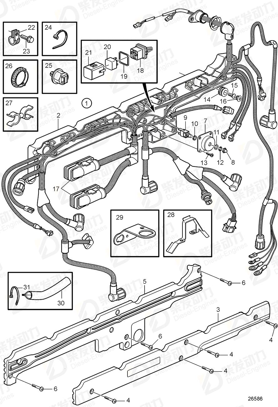 volvo penta Cover 8131657 Drawing volvo penta Cover 8131657 Drawing